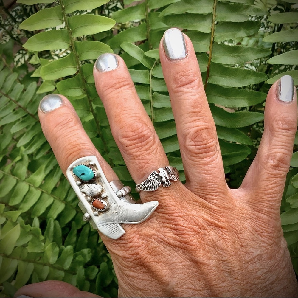 Sterling ring, 8.5